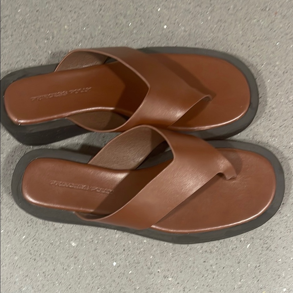 Princess Polly Brown Sandals